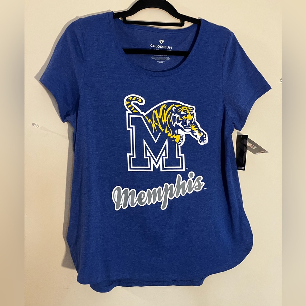 Colosseum Memphis Tigers Graphic Tee Womens Medium